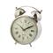 7" Stainless Steel and Aluminum Traditional Clock